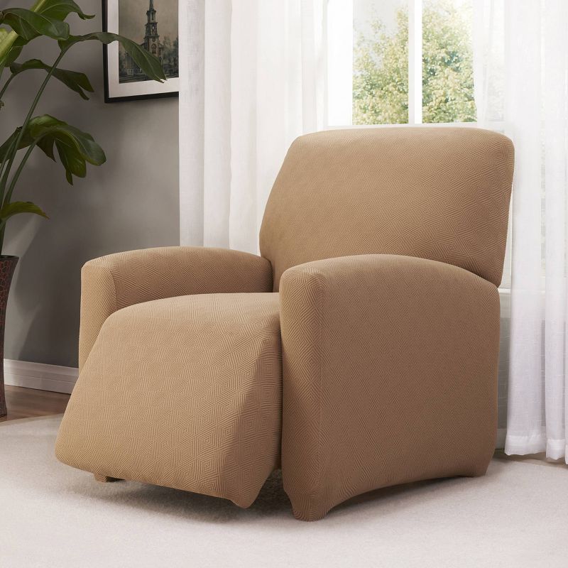 Checkerboard Recliner Slipcover - Madison Industries, 2 of 7