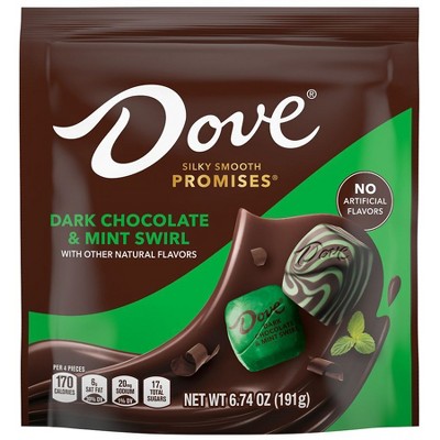 Dove Promises Candy Dark Chocolate Mint Swirl 6.74oz