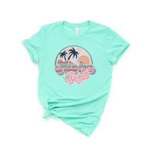 Simply Sage Market Women's Retro Aloha Short Sleeve Graphic Tee - 1 of 2
