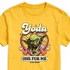 Men's - Star Wars - Valentine Yoda One For Me Short Sleeve Graphic T-Shirt - 2 of 4