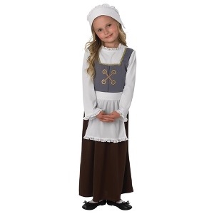 Tudor Maid Child Costume - 1 of 4