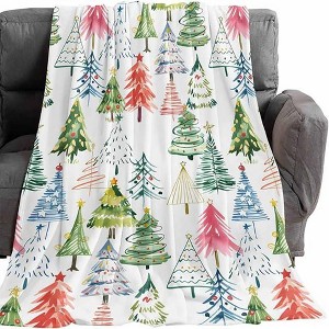 Christmas Blanket Gift, Holiday Blanket, Baby Kids Christmas Gift, Cozy Blanket. - 1 of 4