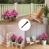 Artificial Topiary Ball Trees 2-Pack, UV Resistant Begonia with Ground Spike, Weatherproof Faux Plant for Garden, Porch, Indoor - 4 of 4