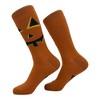 Crazy Dog Men's Jack O Lantern Socks Funny Sarcastic Halloween Graphic Novelty Footwear for Men - 2 of 4