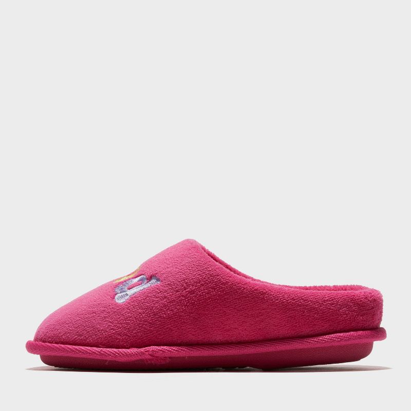 dluxe by dearfoams Kids' Good Vibes Slide Slippers - Hot Pink, 3 of 6