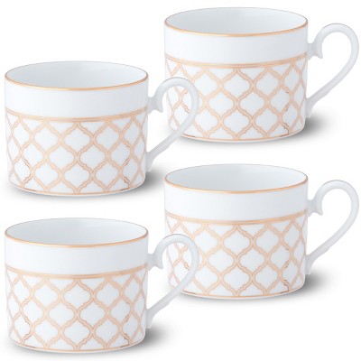 Noritake Eternal Palace Gold Set of 4 Cups