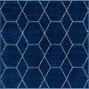 Unique Loom Trellis Frieze Geometric Trellis Indoor Woven Area Rug - 2 of 4