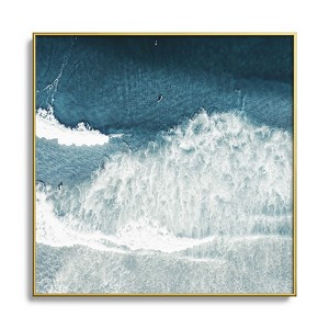 Ingrid Beddoes Ocean Surfers Metal Framed Art Print - Deny Designs - 1 of 4