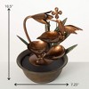 10.5"H Sullivans Copper Hummingbird Fountain, Multicolored - 4 of 4