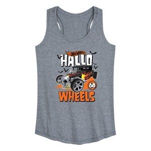 Women's - Hot Wheels - Hallo Wheels Graphic Racerback Tank - 1 of 4
