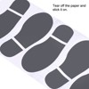 Unique Bargains Home Classroom Floor Stairs Decal PVC Footprint Sticker 8 Pairs - 4 of 4