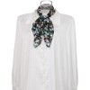 Allegra K Women's Chiffon Floral Print Square Scarves Kerchief Neck Scarf Neckerchief - 2 of 4