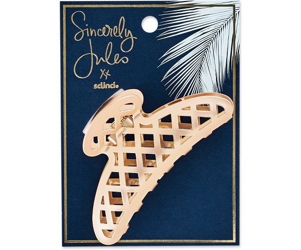 Sincerely Jules by Sc&#252;nci Metal Open Weave Jaw Clip