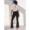 VENUS Womens Smocked Mock-Neck Crop Top - 3 of 4