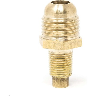 GasOne Propane Orifice Connector Brass Tube Fitting 3/8" Flare x 1/8" Mnpt or Male Pipe