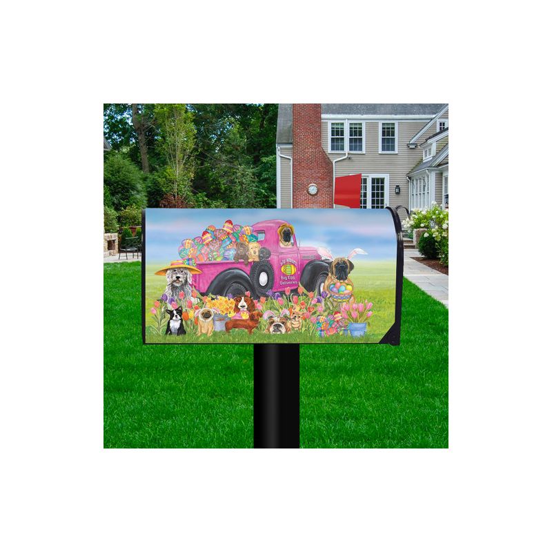 Easter Dogs Holiday Humor Magnetic Mailbox Cover Decorated Eggs Briarwood Lane, 2 of 4