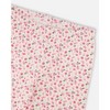 Deux par Deux Girl Printed Capri Legging Small Flowers on Cream Background - 4 of 4