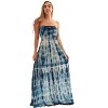 Riviera Sun Womens Maxi Dress  Smocked Adjustable Strap Long Sundress  Summer Dresses - 4 of 4