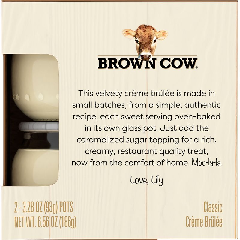 Brown Cow Single Serve Cr&#232;me Br&#251;l&#233;e Dessert - 6.56oz/2ct, 4 of 11