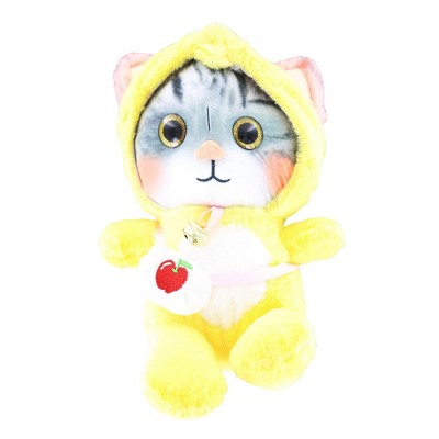 Puka Creations 3d Lovely Cat 10 Inch Plush Collectible | Yellow : Target