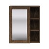 Teamson Home Stratford 20.08" x 6.69" x 24.02" 2-Door Removable Wall Cabinet, White - 3 of 4