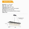Modern Crystal Chandelier Collection - Adjustable Raindrop K9 Crystal Light Fixtures for Dining Room, Kitchen Island, Living Room (Multiple Sizes) - 3 of 4