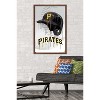 Trends International MLB Pittsburgh Pirates - Drip Helmet 22 Framed Wall Poster Prints - 2 of 4