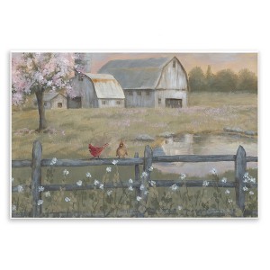Stupell Industries Blossoming Trees Country Farm, 19" x 13" - 1 of 4