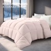 Sevobal Quilts Extra Large Plump Thick Duvet - Winter Enhanced Warmth with Skin-Friendly Comfort Premium Christmas Gift Selection, Pink, 90"*90"*1" - 3 of 4
