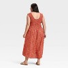 Women's Smocked Midi A-Line Dress - Universal Thread™ - 2 of 3