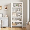 GustoWave 71" Tall Bookcase w/Adjustable Shelves 31.5in Width Wooden Bookshelf 5 Tier Farmhouse Bookshelves Vintage Bookcase - 4 of 4