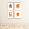 Big Dot of Happiness Fall Pumpkin - Unframed Autumn, Halloween and Thanksgiving  Linen Paper Wall Art - Set of 4 - Artisms - 8 x 10 inches - 3 of 4