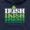 Men's - Instant Message - Irish Retro Repeat Graphic Fleece Pullover Hoodie - 2 of 4