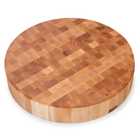 John Boos Large Maple Wood Cutting Board For Kitchen, Reversible