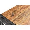 Handcrafted Reclaimed 50" Wood Bench with Iron Legs - Timbergirl: Sturdy Entryway & Hallway Seating - 4 of 4