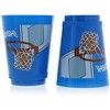 Blue Panda 16 Packs Plastic 16 oz Party Cups Basketball Reusable Tumblers for Kids Birthday Blue - 4 of 4