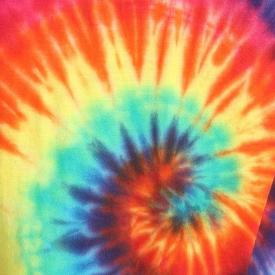 multi - tie dye bright swirl