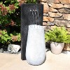 Sunnydaze 35"H Electric Polyresin Three Stream Monterno Outdoor Water Fountain with LED Light - image 4 of 4