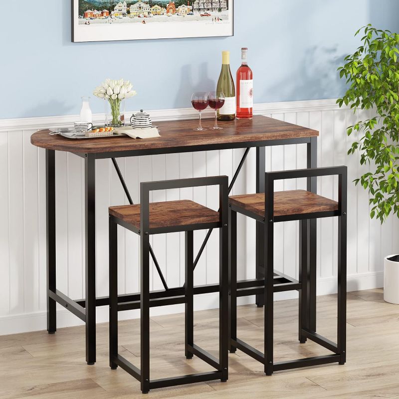 Tribesigns 3-piece Bar Table Set, 2 of 7