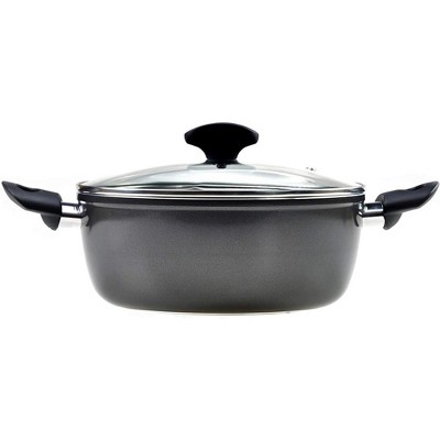 Ravelli Italia Linea 30 Non Stick Dutch Oven With Glass Lid : Target