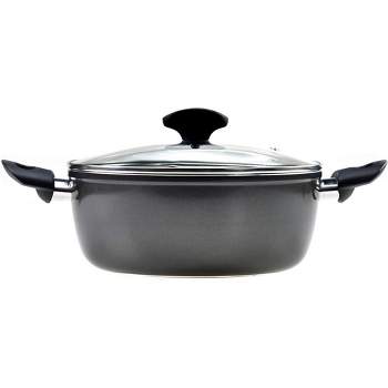 RAVELLI Italia Linea 85 Non-Stick Induction Stock Pot, 3 Quart - Crafted Excellence in Every Simmer