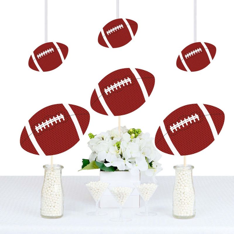 Big Dot of Happiness End Zone - Football - Decorations DIY Baby Shower or Birthday Party Essentials - Set of 20, 1 of 6
