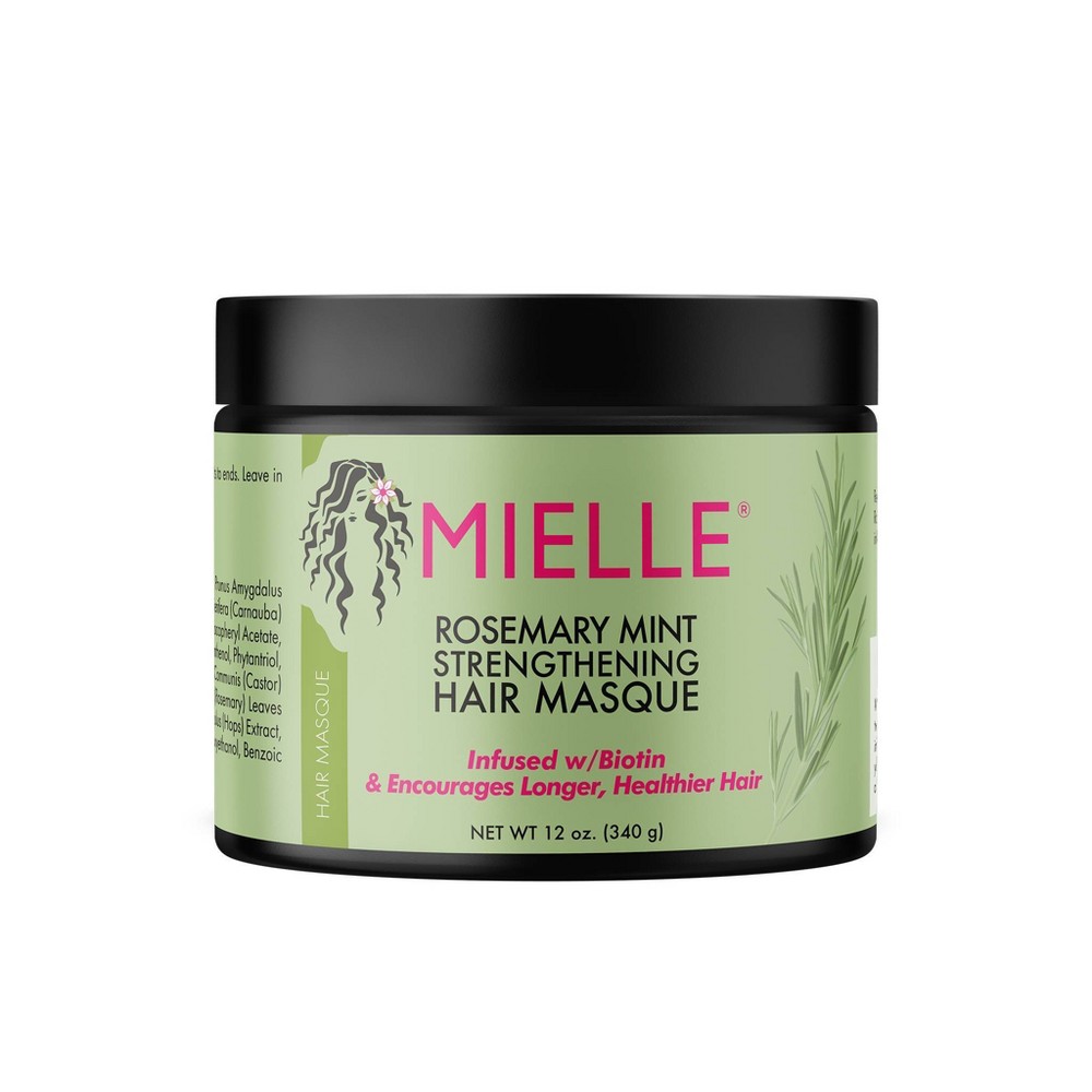 Photos - Hair Product Mielle Organics Rosemary Mint Strengthening Hair Masque - 12oz