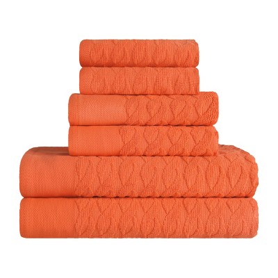 Egyptian Cotton Herringbone Medium Weight Bathroom Towel Set by Blue Nile Mills