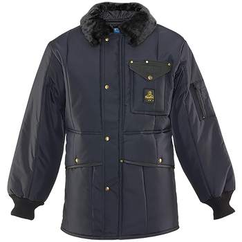RefrigiWear Men's Iron-Tuff Jackoat Insulated Workwear Jacket with Fleece Collar