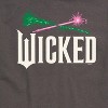 Men's - Wicked - Wand And Broomstick Logo Short Sleeve Graphic T-Shirt - 2 of 4