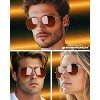 grinderPUNCH Retro Classic Aviator Sunglasses (Black) - 2 of 2