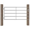 VidaXL Galvanized Steel Field Gate - Secure Livestock Enclosure with Five-Bar Pattern - 2 of 4