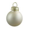Northlight 24ct Shiny and Matte Champagne Gold Glass Ball Christmas Ornaments 1" (25mm) - 4 of 4
