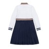 Girls' Organic Mock Neck Henley Sweater Dress, Kids - 3 of 3